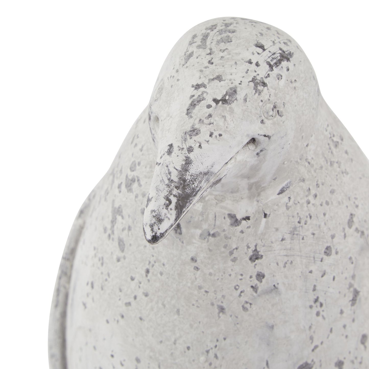 Small Grey Stone Effect Penguin Statue