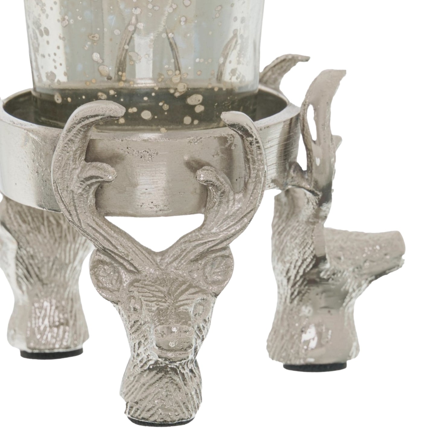 Silver Stag Tealight Holder