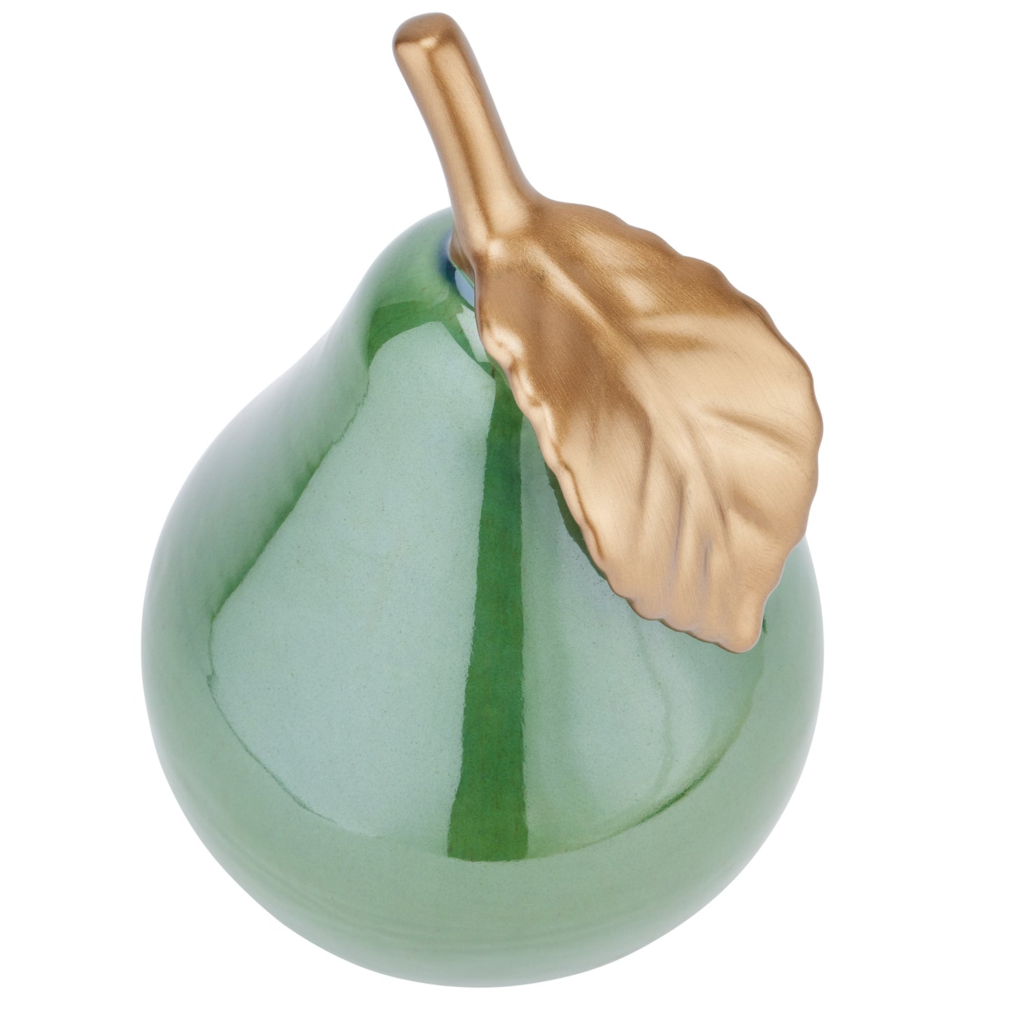 Large Ceramic Green Pear